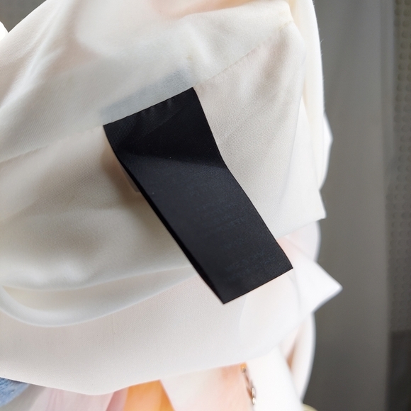 Cynthia Steffe Dress Slip 6 Midi V-Neck Watercolor Floral Lined Shift Strappy - Picture 7 of 7